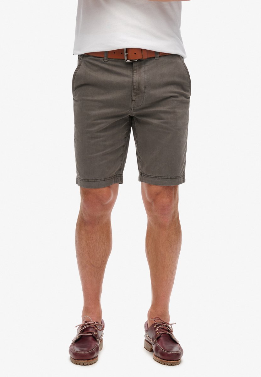 Vintage International Short Broek Mannen W34 Grijs