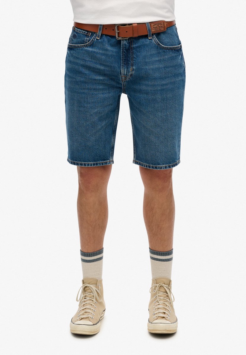 Superdry Vintage Straight Short Heren Blauw