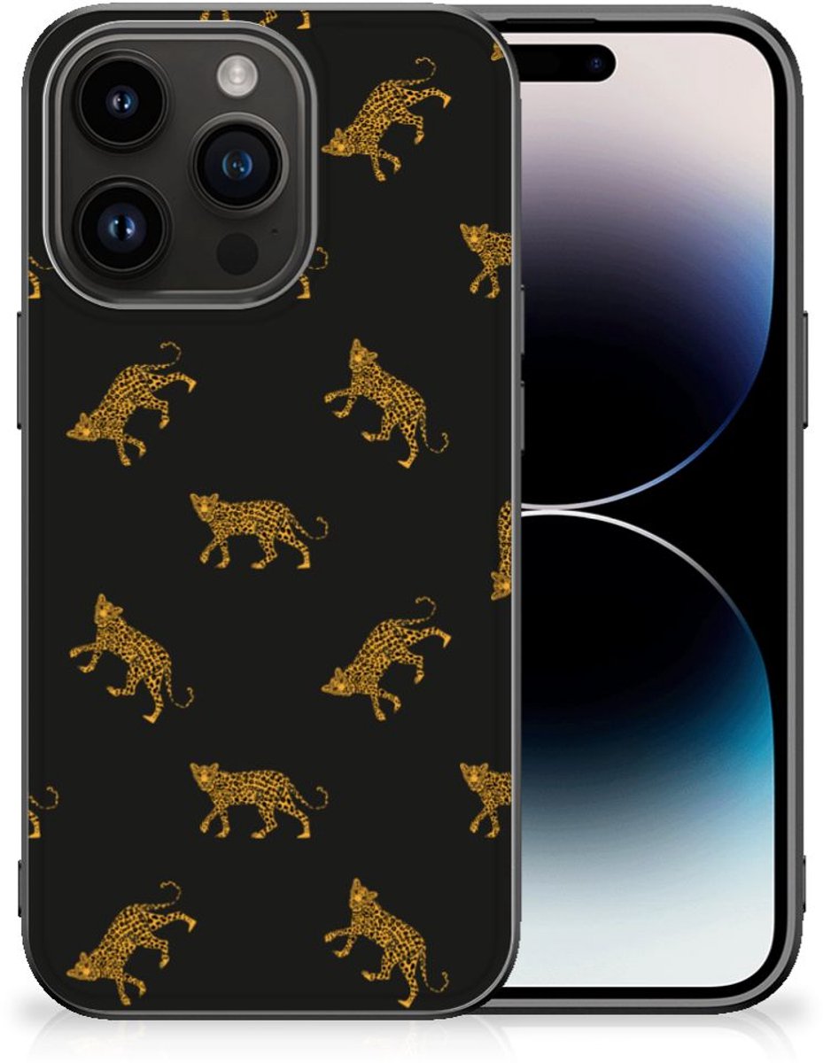 Dierenprint Telefoonhoesje voor iPhone 15 Pro Leopards