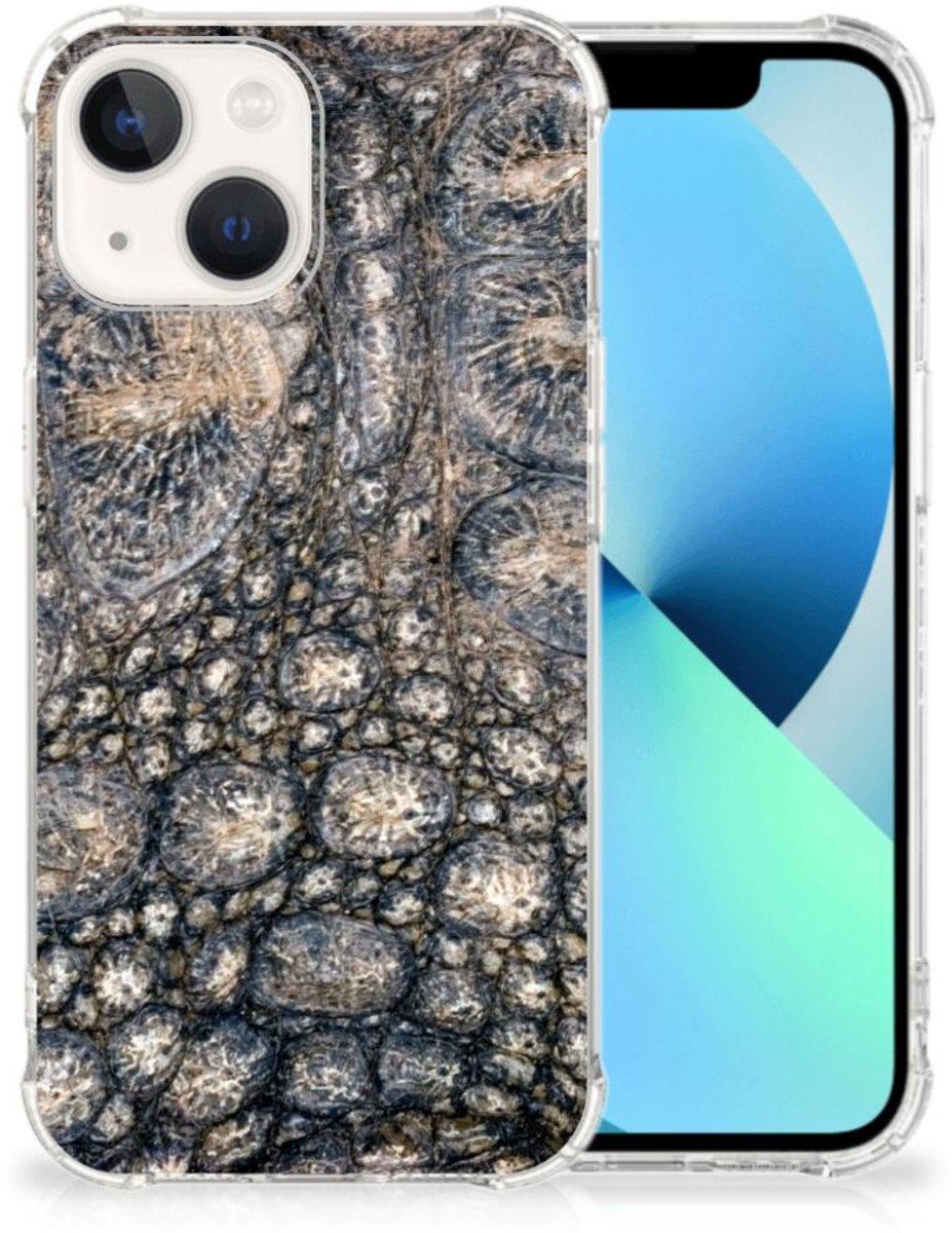iPhone 13 Case Anti-shock Krokodillenprint