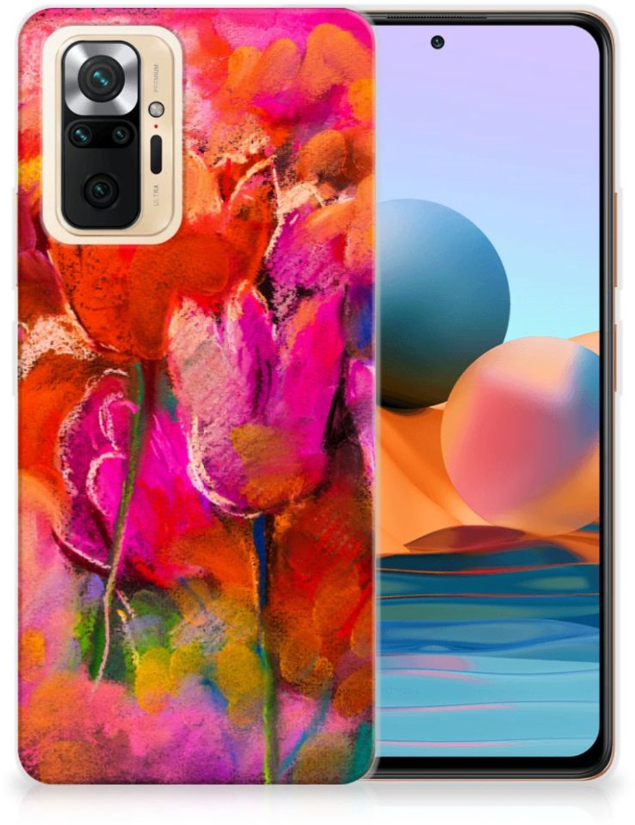 Hoesje maken Xiaomi Redmi Note 10 Pro Tulips