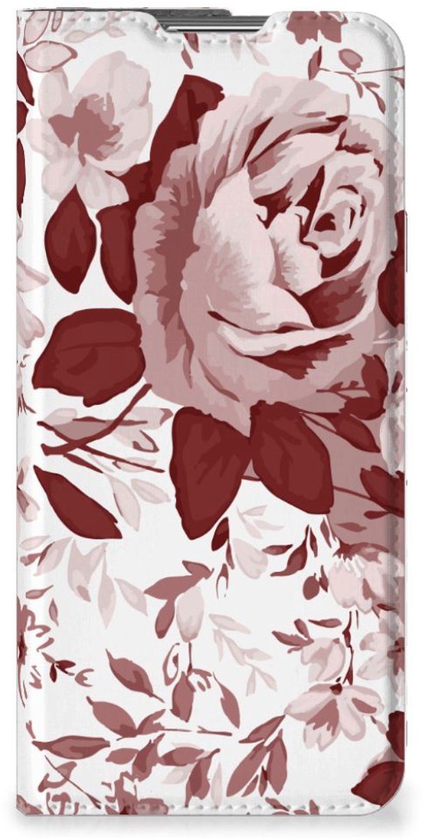 Bookcase OPPO Find X5 Pro Watercolor Flowers
