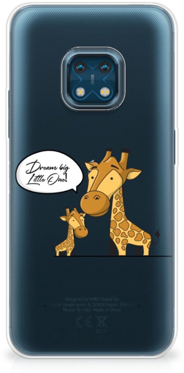 Nokia XR20 Telefoonhoesje met Naam Giraffe
