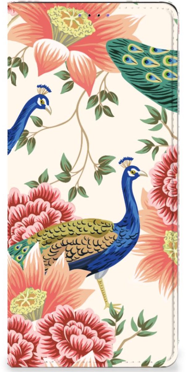 Hoesje maken voor Samsung Galaxy A22 5G Pink Peacock