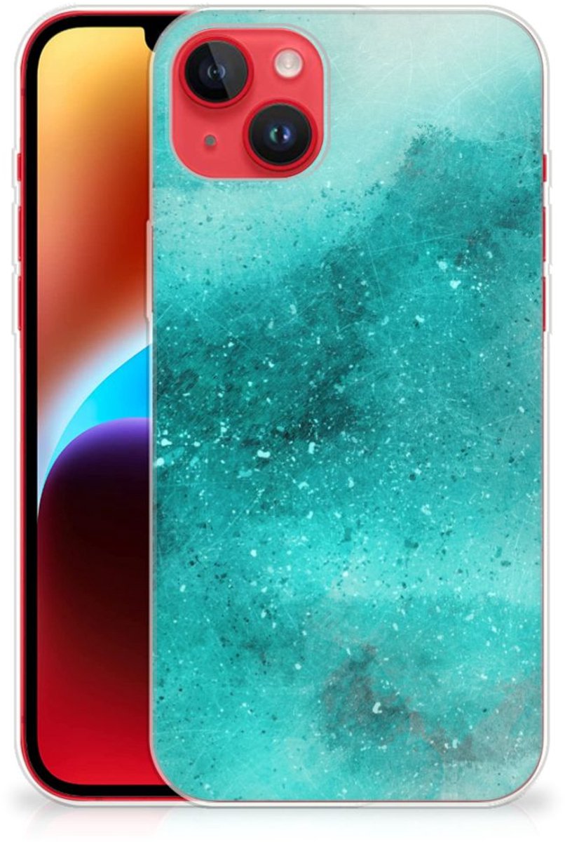 Hoesje maken iPhone 14 Plus Painting Blue