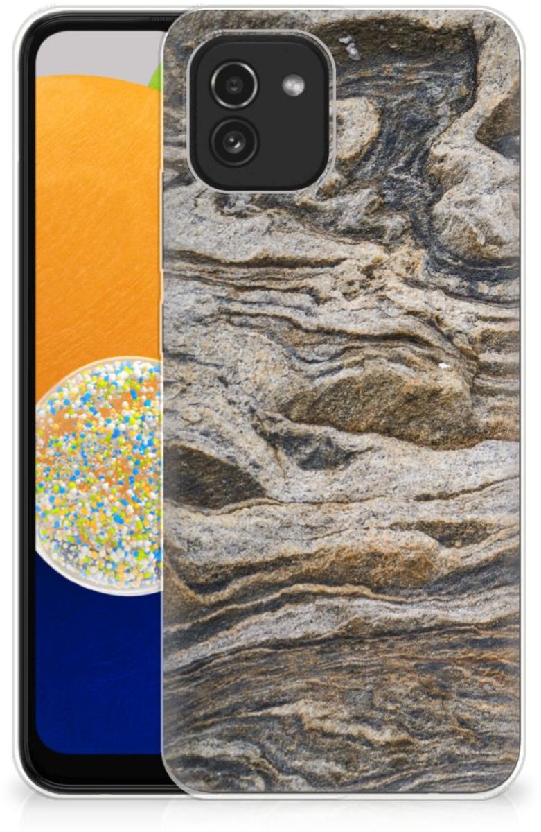 Samsung Galaxy A03 TPU Siliconen Hoesje Steen