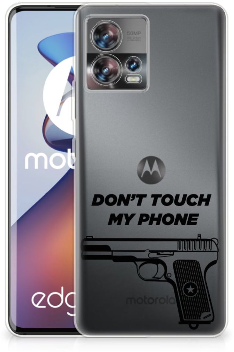 Motorola Edge 30 Fusion Silicone-hoesje Pistol DTMP