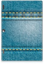 Housse pour tablette Lenovo Tab 10 | Jeans Tab 2 Design en Siliconen avec couverture arrière et côtés transparents