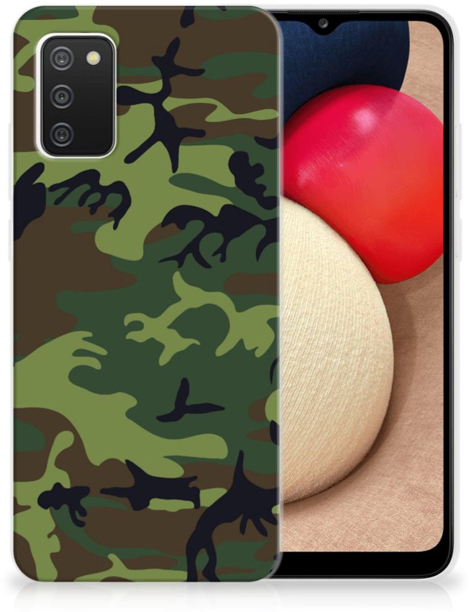 Samsung Galaxy A02s TPU bumper Army Dark