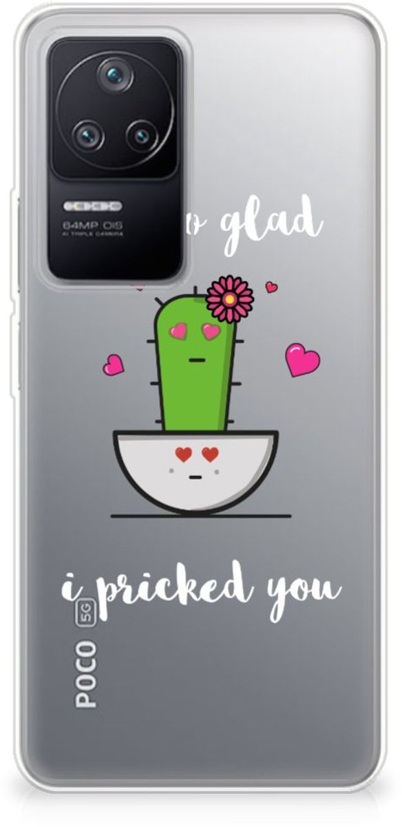 Xiaomi Poco F4 Telefoonhoesje met Naam Cactus Glad