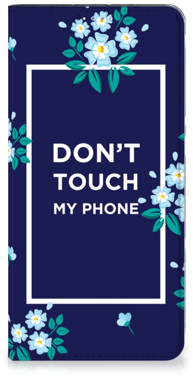 Samsung Galaxy A14 5G Design Case Flowers Blue DTMP