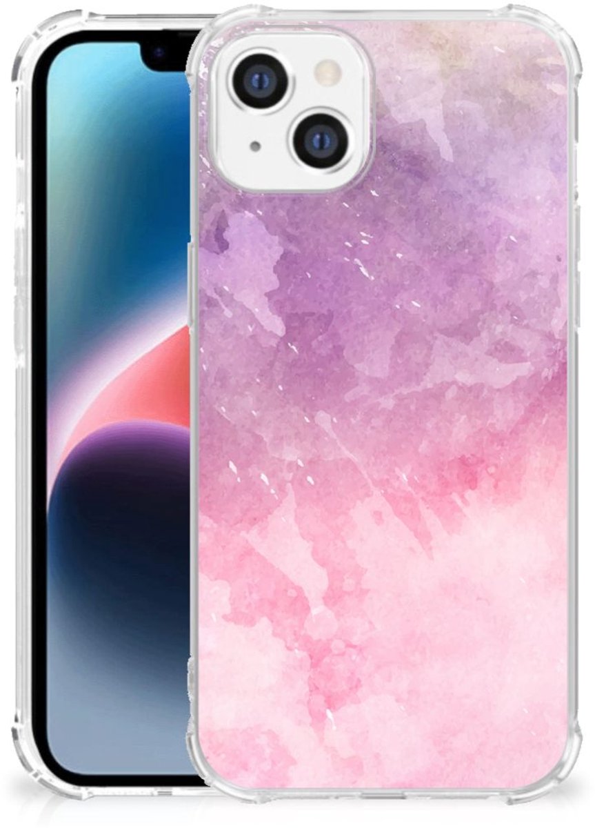Back Cover Apple iPhone 14 Plus Pink Purple Paint