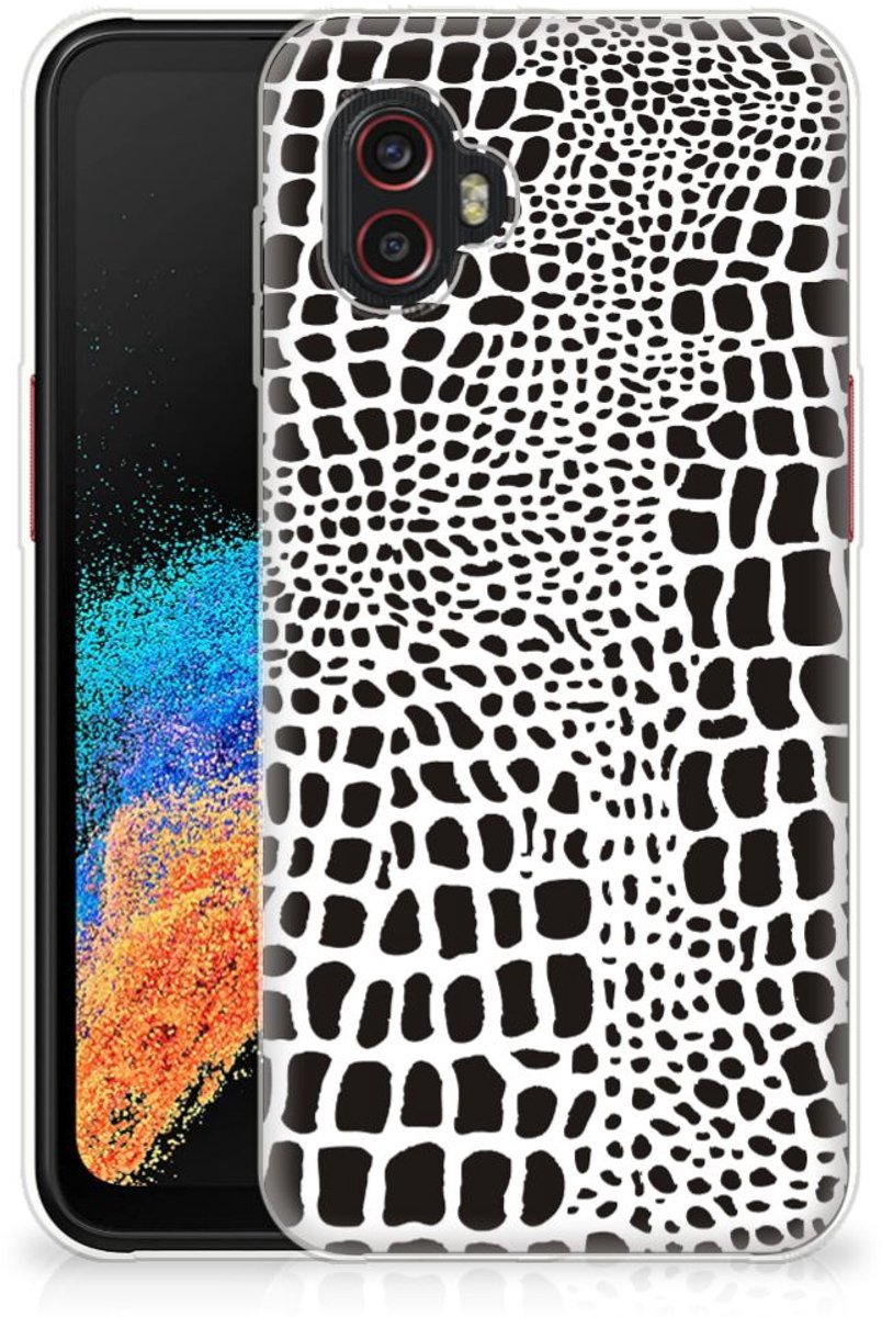 Samsung Galaxy Xcover 6 Pro TPU Hoesje Slangenprint