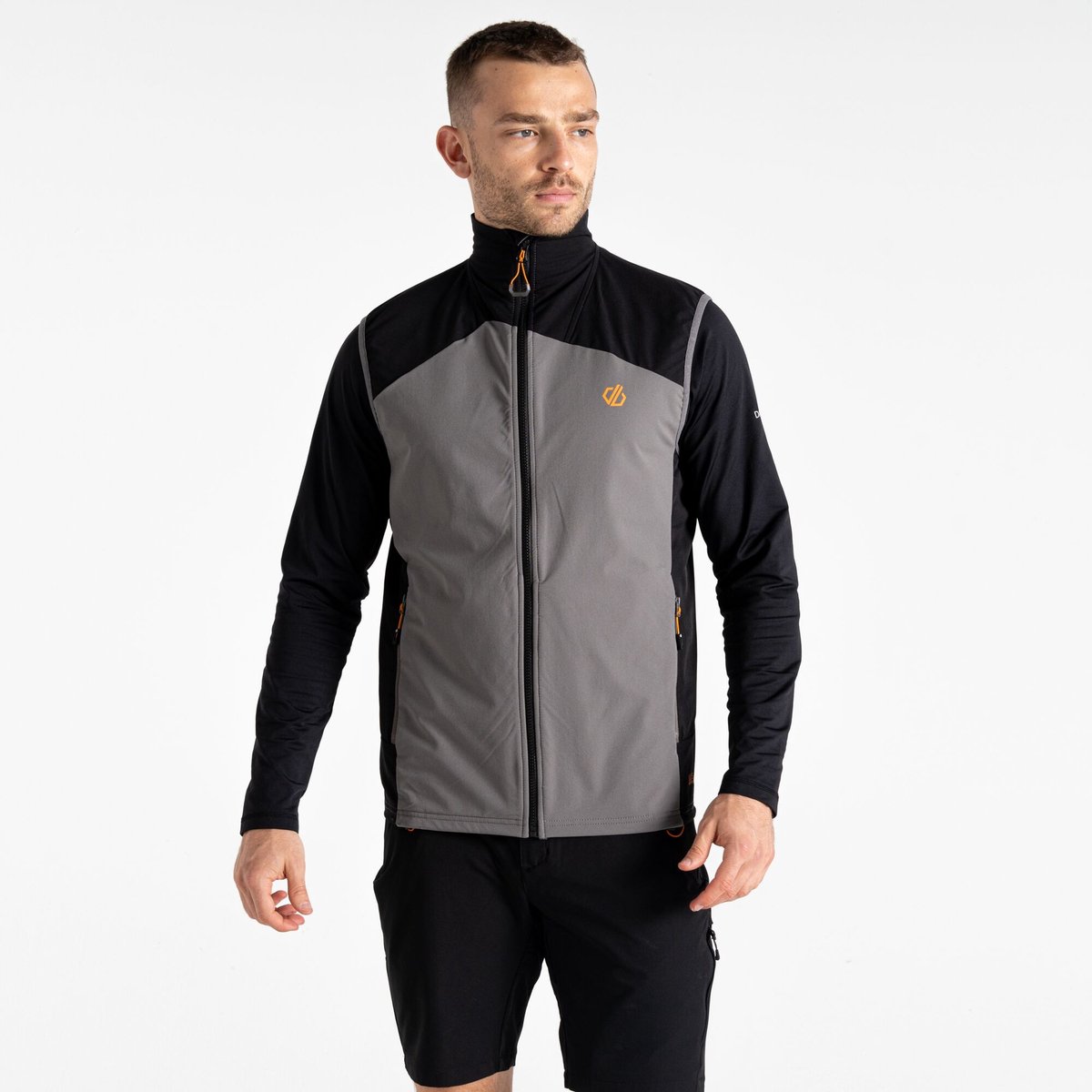 Vest Skiën Heren Zwart