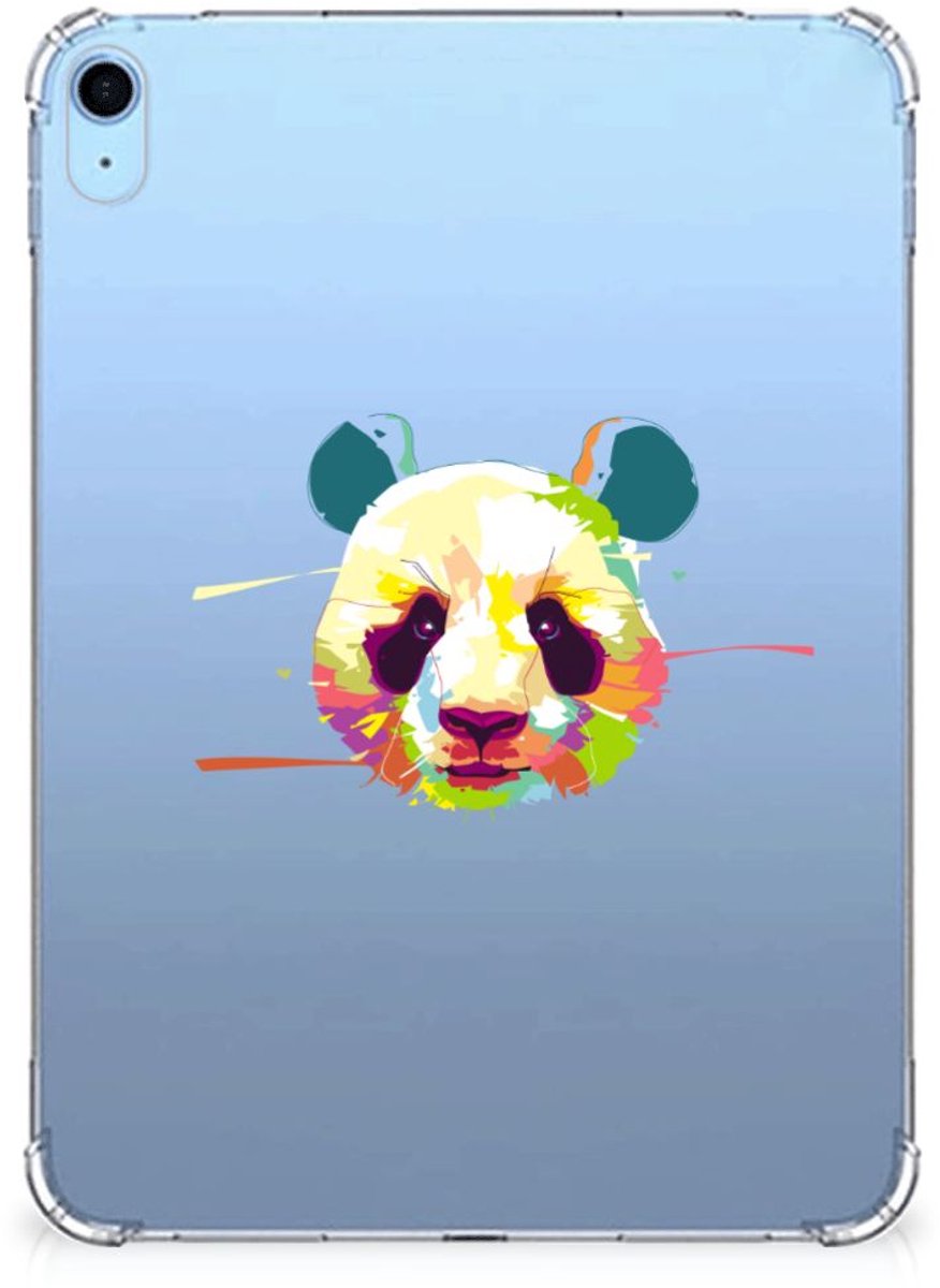 Back Cover voor iPad (2022) 10.9 Tablet Back Cover Panda Color