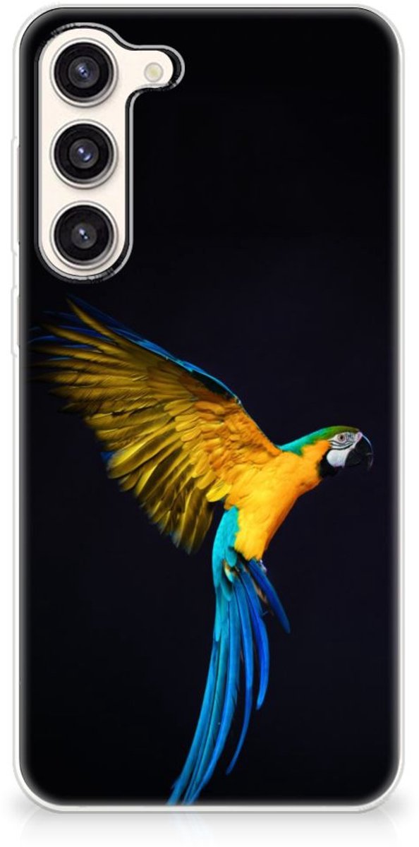 Samsung Galaxy S23 Plus TPU Hoesje Papegaai