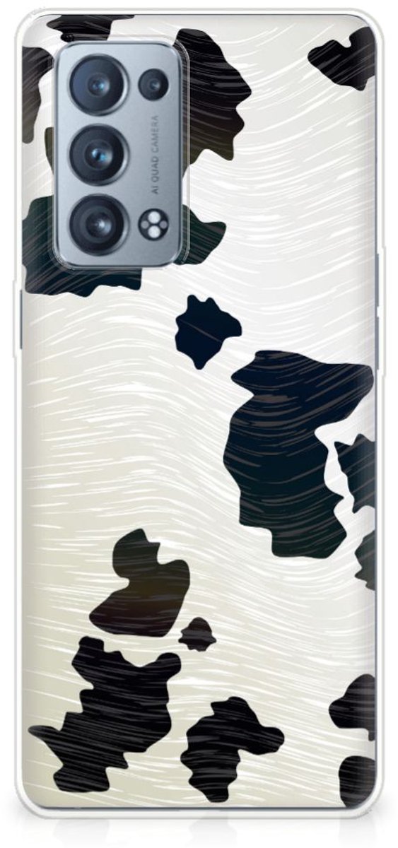 OPPO Reno 6 Pro Plus 5G TPU Hoesje Koeienvlekken