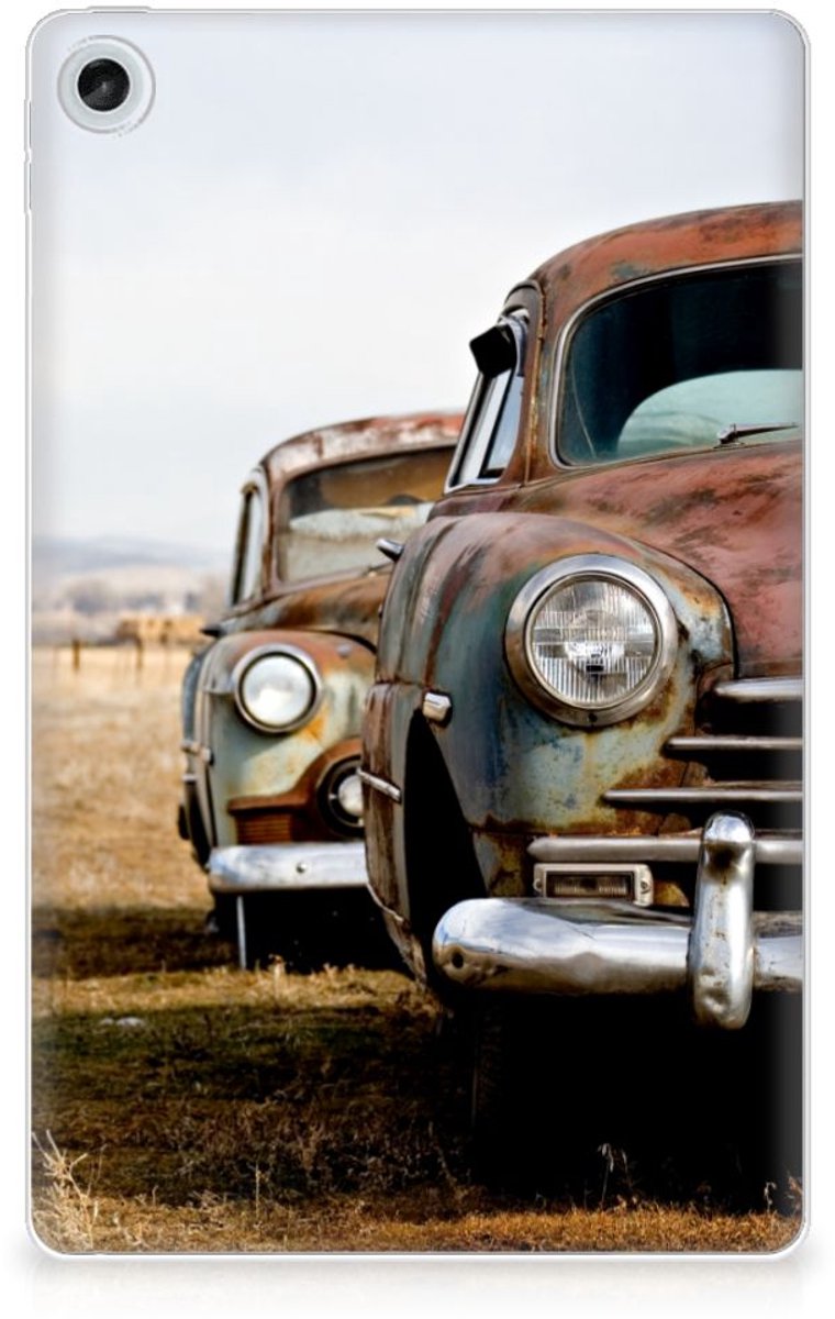Lenovo Tab M10 Plus (3e generatie) Tablet Backcover met foto Vintage Auto