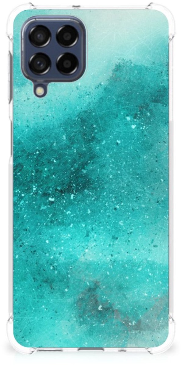Back Cover Samsung Galaxy M53 Painting Blue