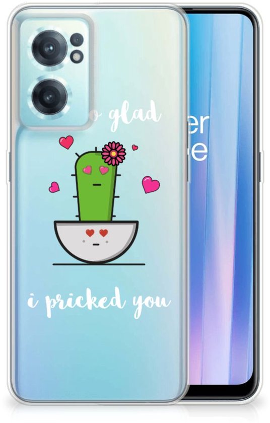 OnePlus Nord CE 2 5G Telefoonhoesje met Naam Cactus Glad