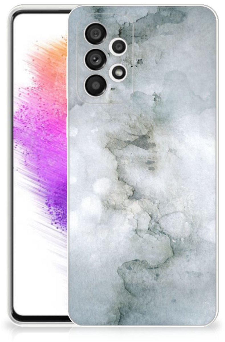 Hoesje maken Samsung Galaxy A73 5G Painting Grey