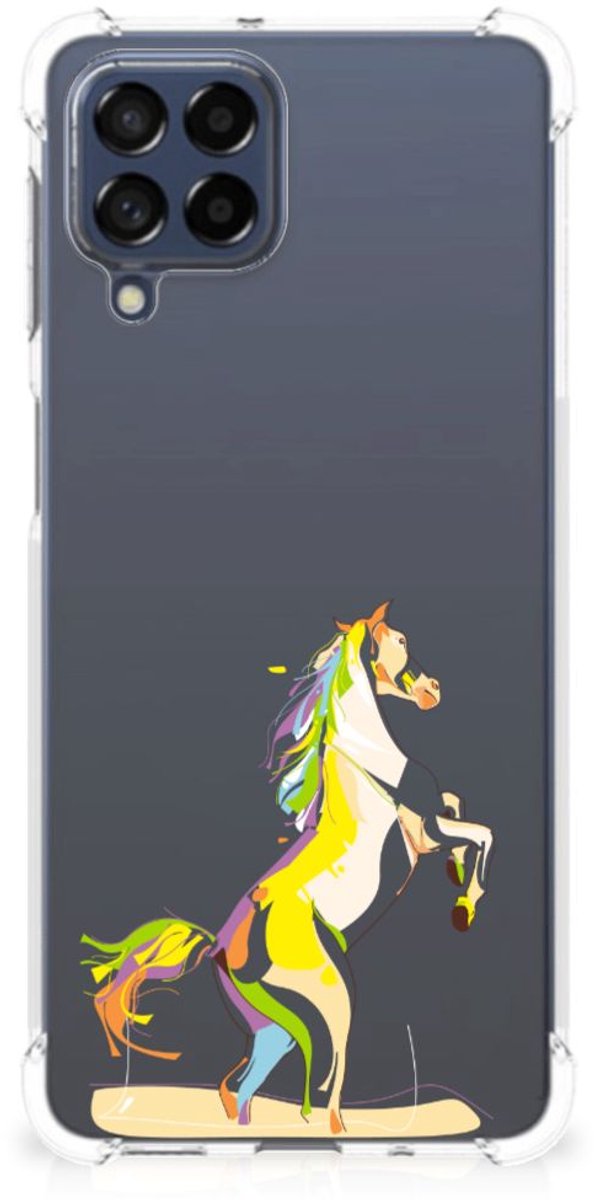Samsung Galaxy M53 Stevig Bumper Hoesje Horse Color
