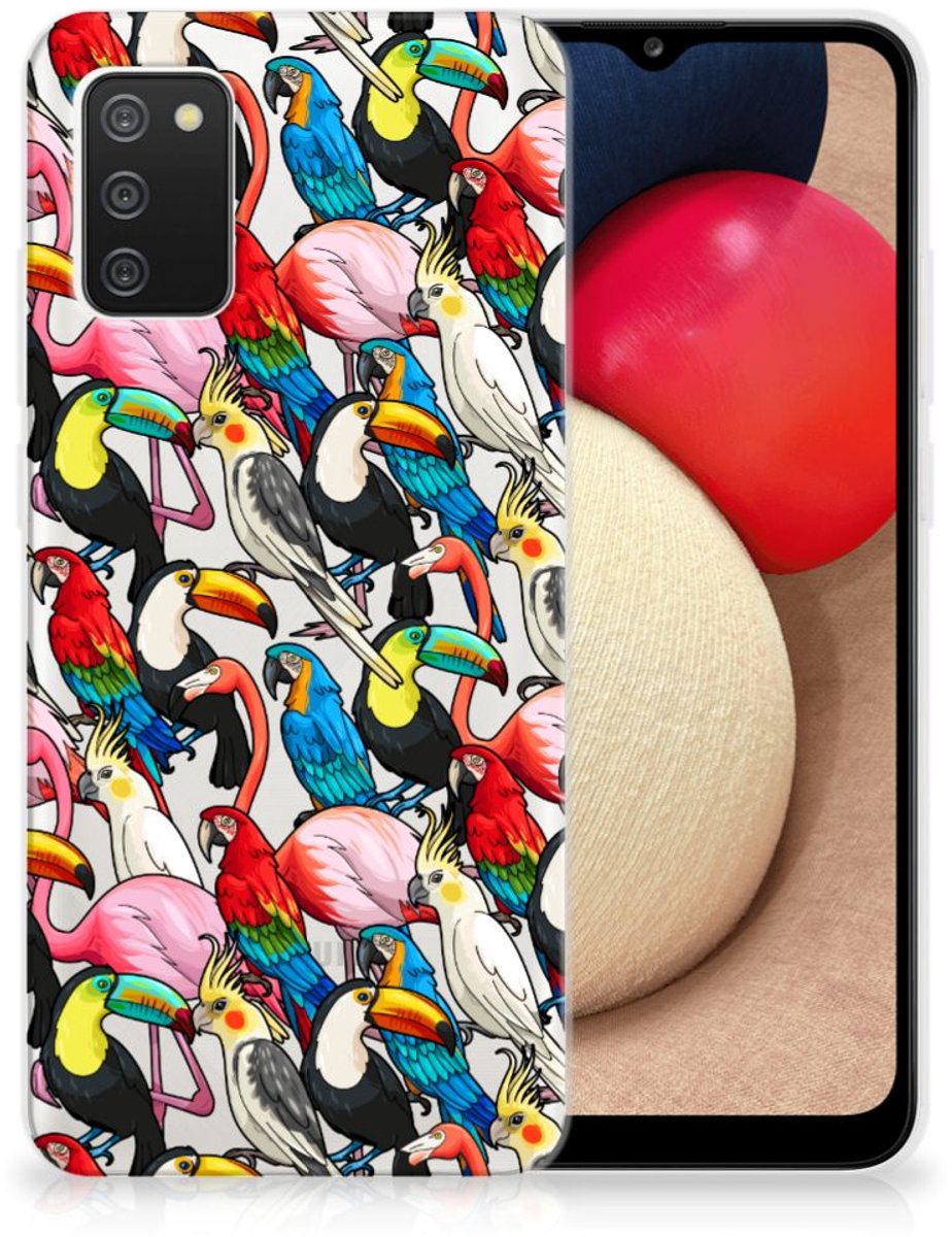 Samsung Galaxy A02s TPU Hoesje Birds