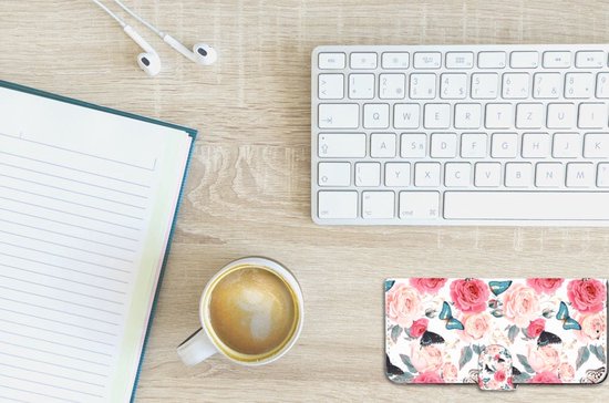 Coque OPPO A77 5G | A57 5G Housse Coque pour Roses Papillon