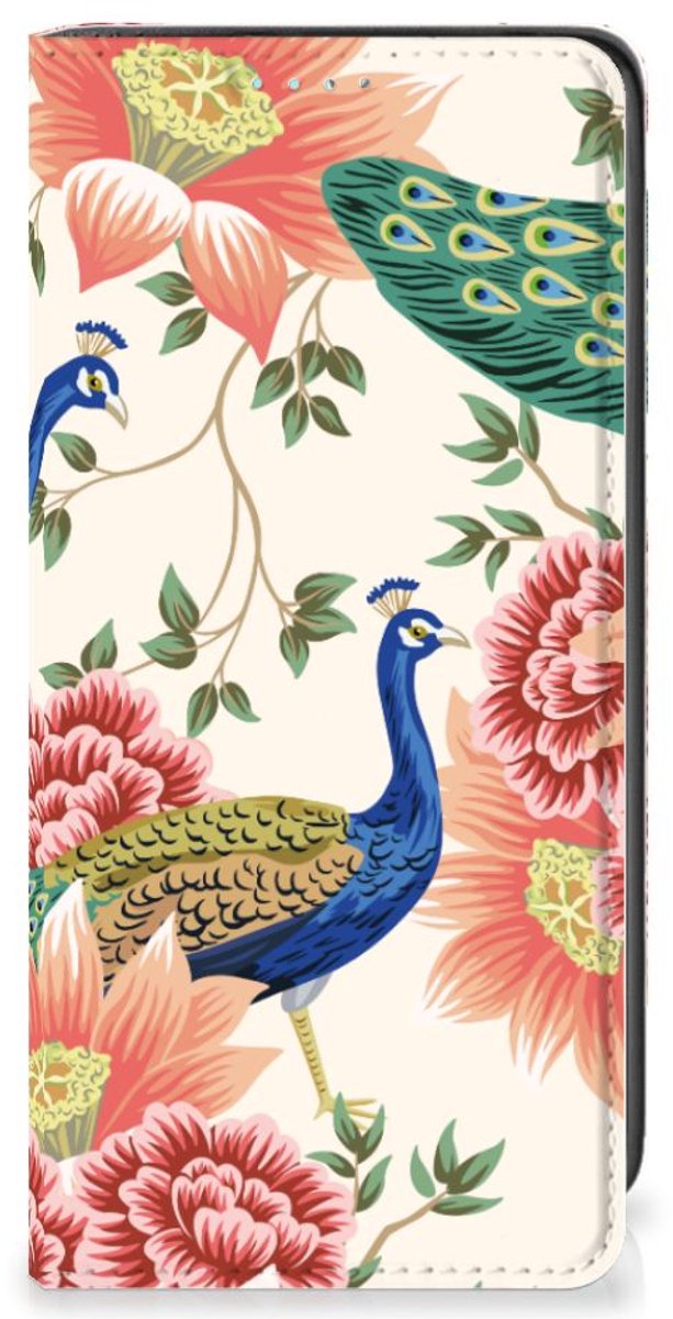 Hoesje maken voor Samsung Galaxy A41 Pink Peacock
