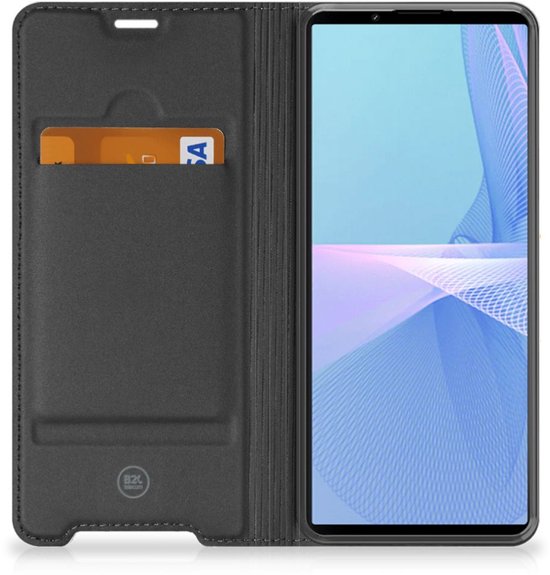 Etui pour smartphone Sony Xperia 10 III Etui portefeuille Cat' anniversaire mignons Couleur de chat