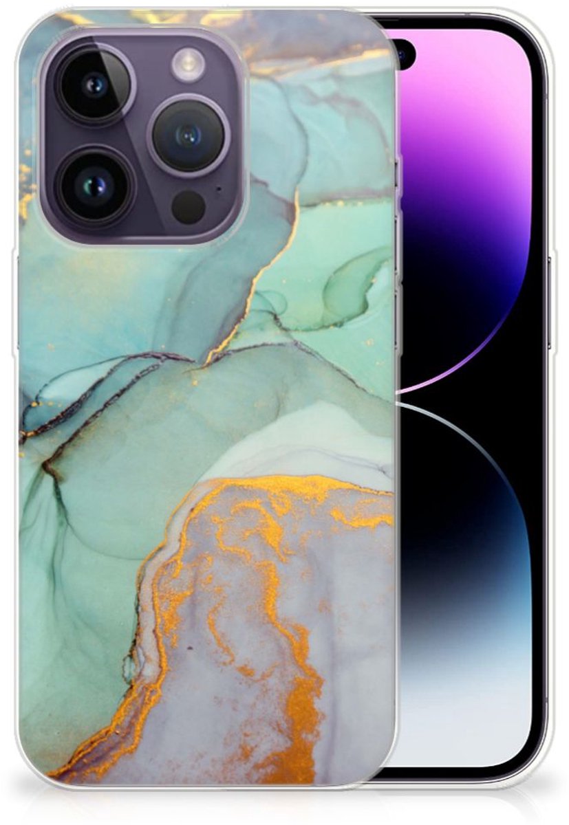 Hoesje maken voor Apple iPhone 14 Pro Watercolor Mix