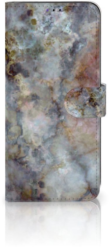 Coque Samsung Galaxy A22 5G Etui Housse pour Marbre Gris