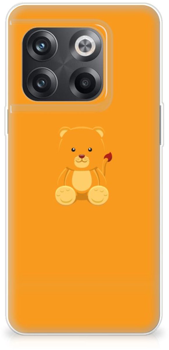 Back Cover voor OnePlus 10T Telefoonhoesje met Naam Baby Beer