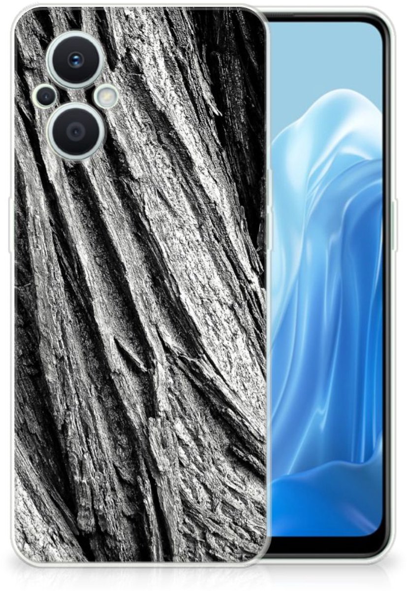 Bumper Hoesje OPPO Reno8 Lite Boomschors Grijs