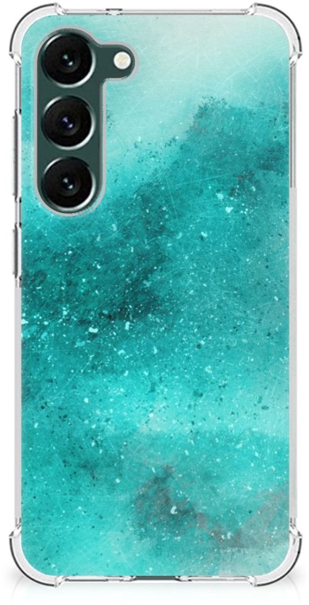 Back Cover Samsung Galaxy S23 Plus Painting Blue
