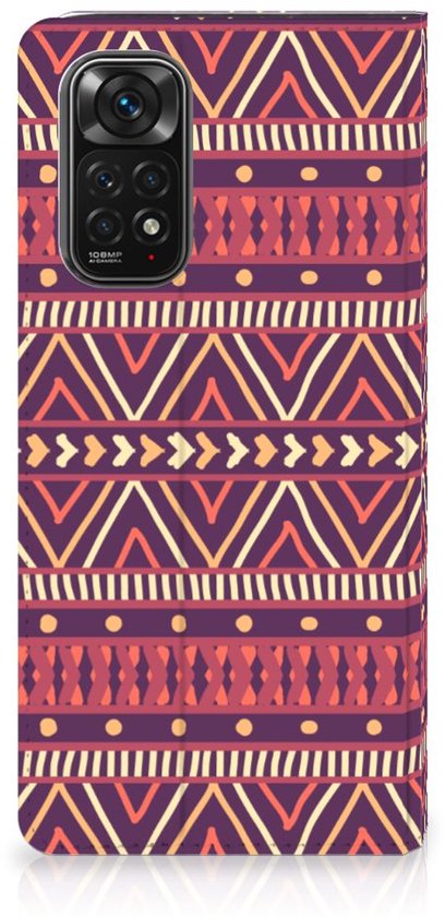 Bookcase Xiaomi Redmi Note 11/11S Smart Cover Aztec Violet