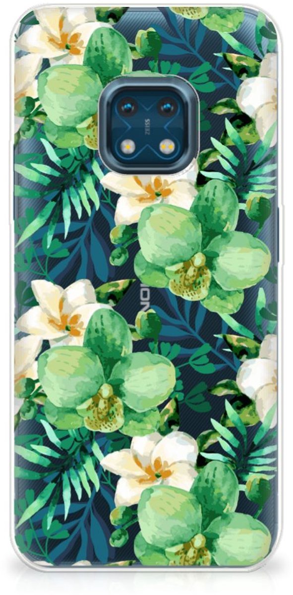 Nokia XR20 TPU Case Orchidee Groen