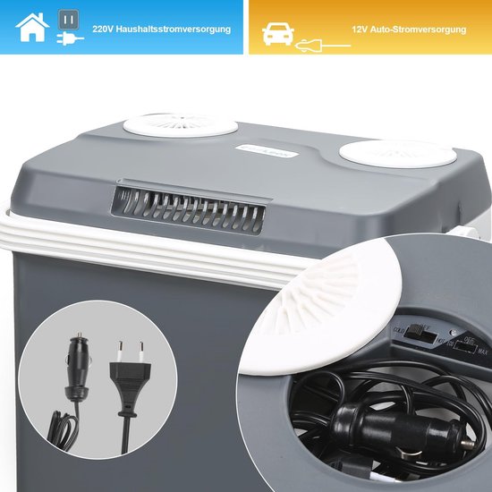 Koelbox 32 Liter - Mini Koelkast voor Auto en Camping - 12V en 230V - A++ met Eco Modus van NexoTools — afbeelding 5