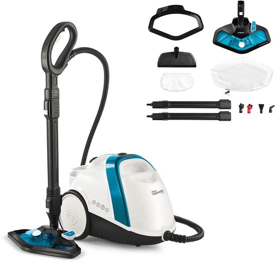 Polti Vaporetto Smart 100_B Cilinder-stoomreiniger 1500 W Blauw, Wit