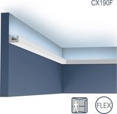 Profiel voor indirecte verlichting Orac Decor Modern CX190F Flexibel