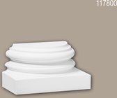 Halve zuilen voetstuk 117800 Profhome Zuil Sierelement tijdeloos klassieke stijl wit