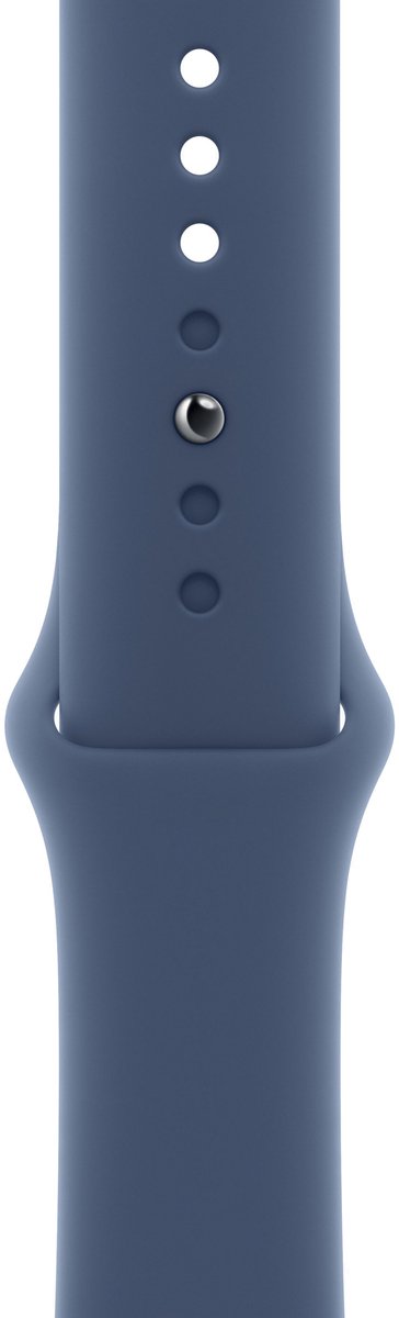 Afbeelding 3 van Apple Watch Series 10 - Wifi - 42mm - Zilveren Aluminium Case met Denim Sportbandje - M/L