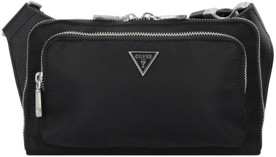 GUESS Sac banane Milano Flat Bumbag Black Noir