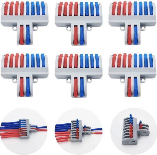 WANGCL Lot de 10 connecteurs de câble à 2 broches basse tension T