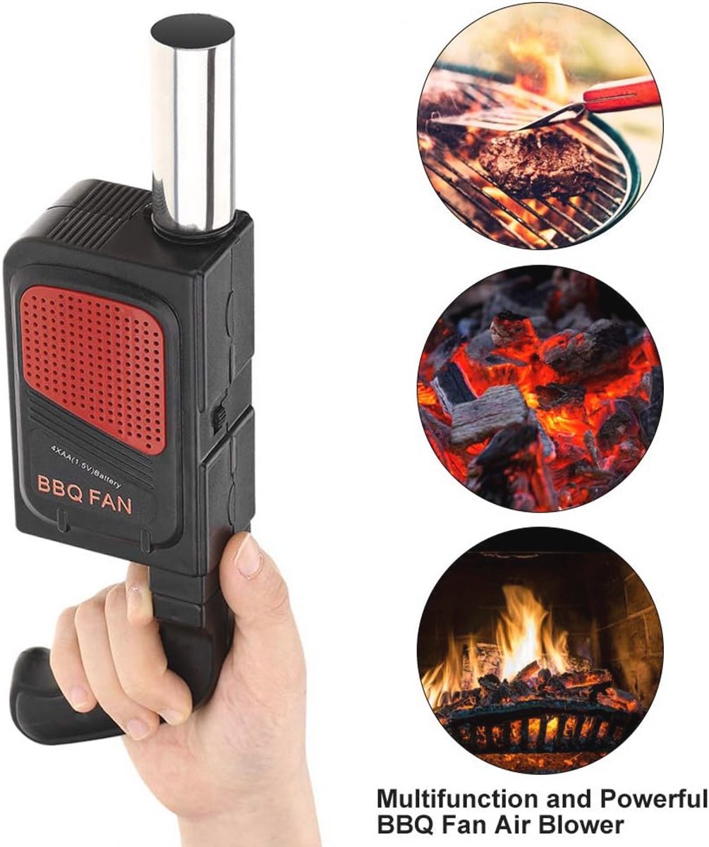 Draagbare Elektrische BBQ Ventilator voor Kamperen en Barbecue