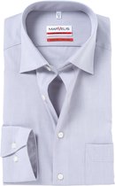 Chemise MARVELIS coupe moderne - grise - Sans repassage - Col : 44