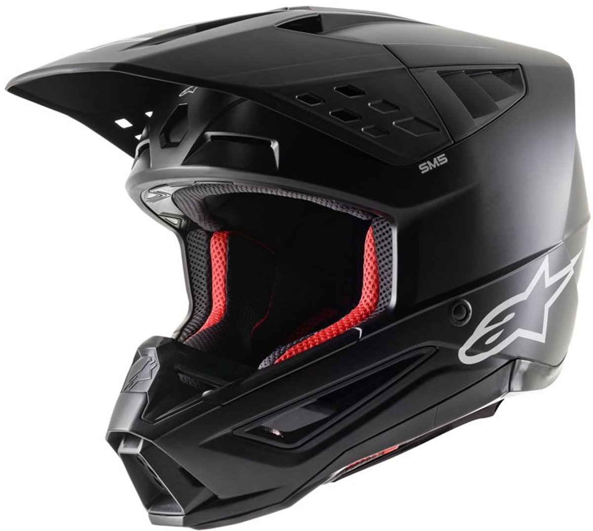 Alpinestars S-M5 Solid Helm Ece 22.06 Zwart Mat - Helm