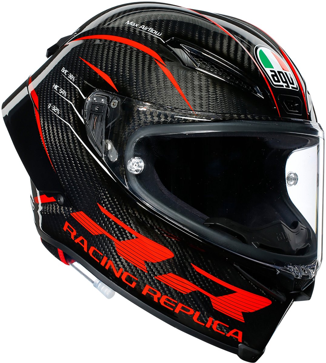 AGV Pista GP RR E2206 DOT MPLK Performance Carbon Rood 005 Integraalhelm - Maat 2XL - Helm