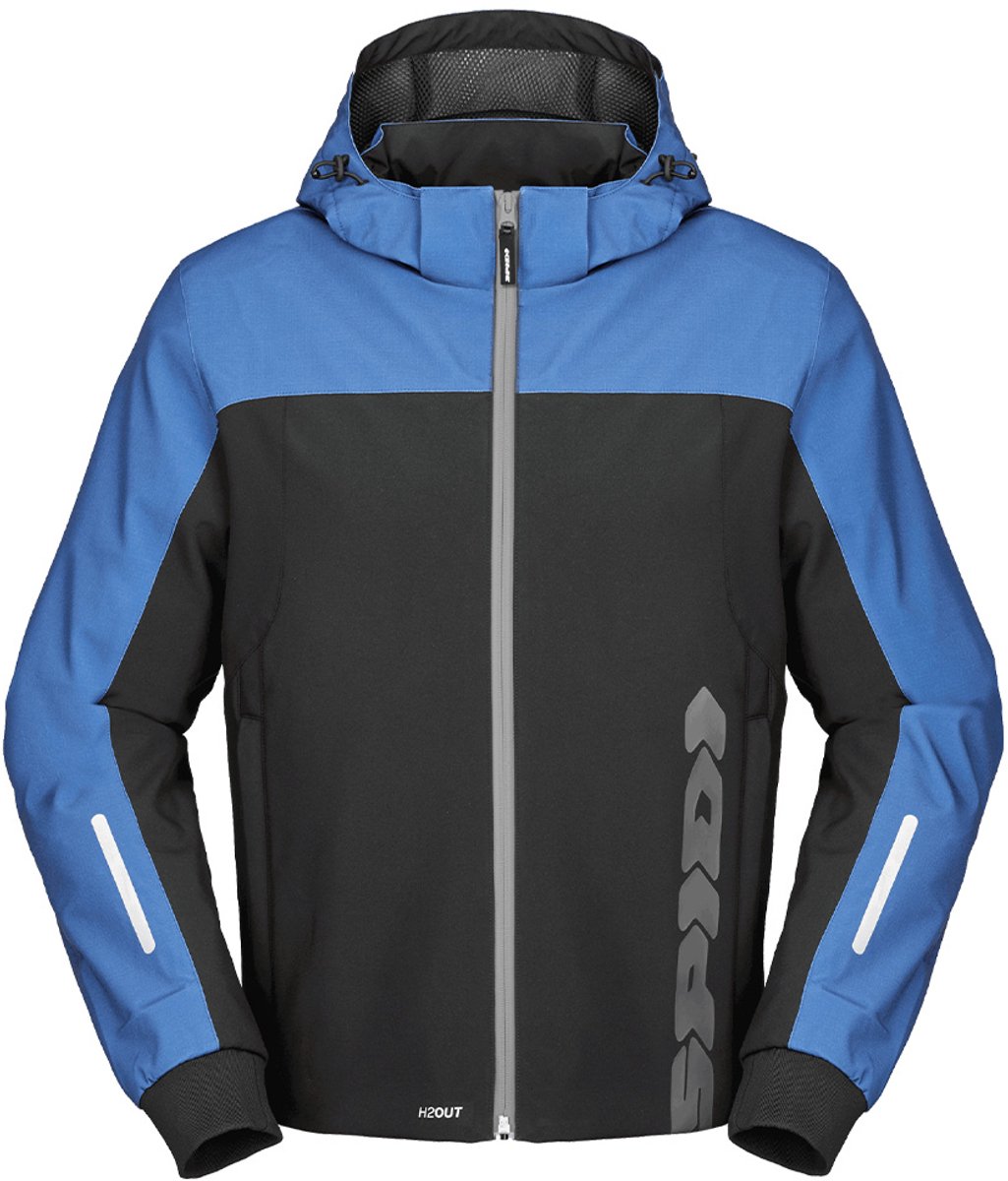 Spidi H2Out II Hoodie Zwart Blauw - Maat 2XL - Jas