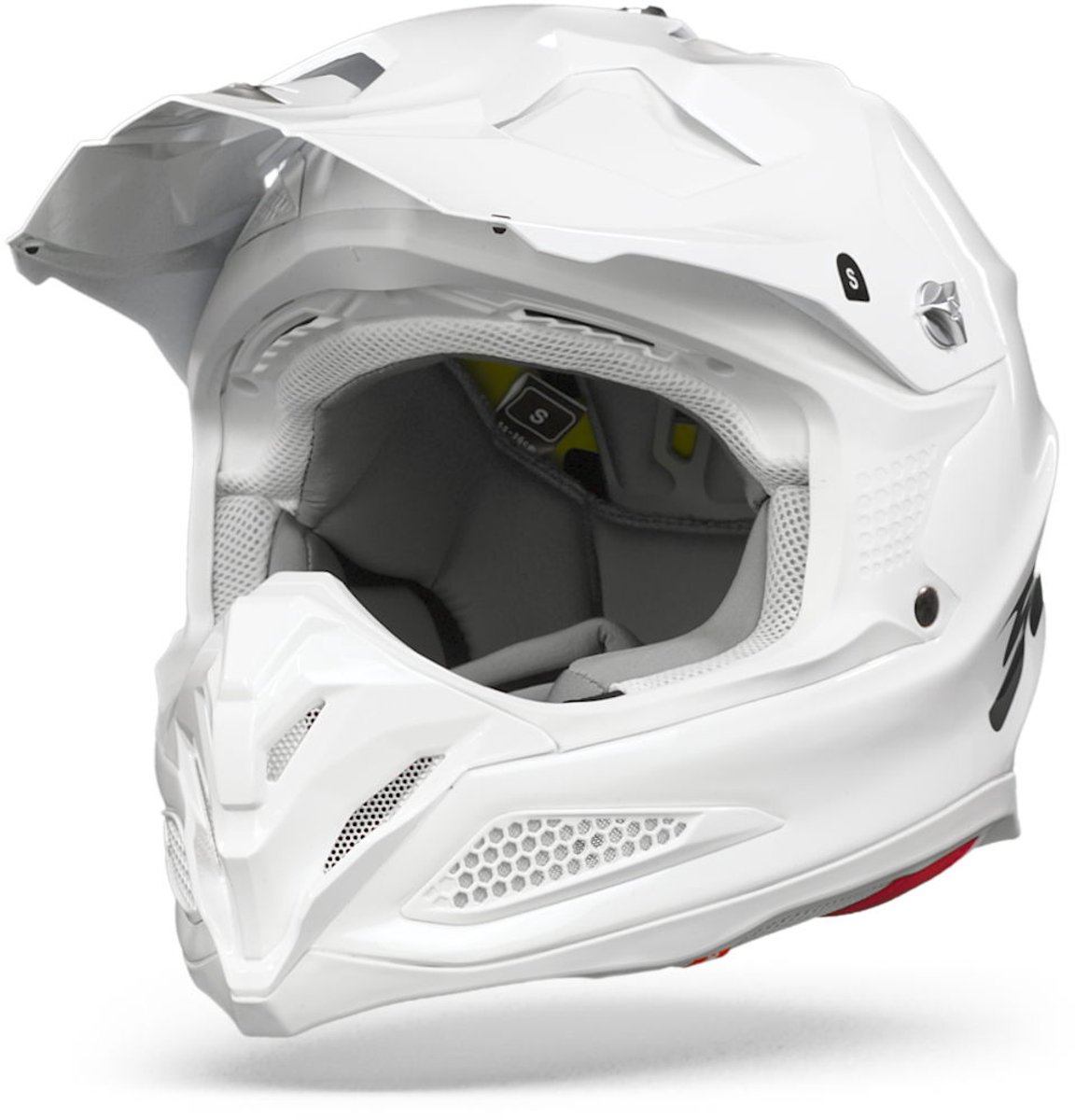 Scorpion Vx-22 Air Solid White L - Maat L - Helm